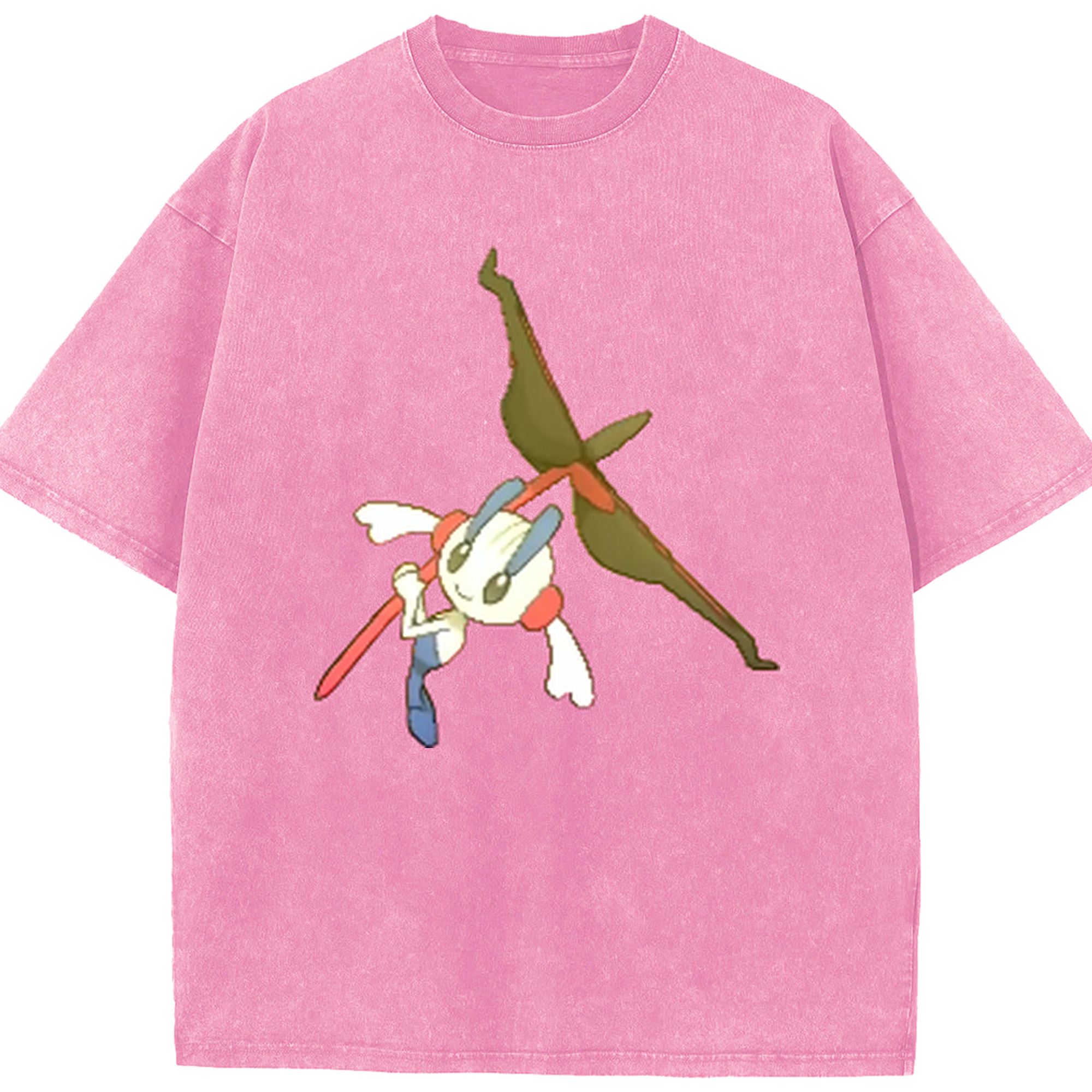 （画像用） ポケットモンスター Pokémon 綿100% ヴィンテージ風 半袖Tシャツ（フロントプリント）
